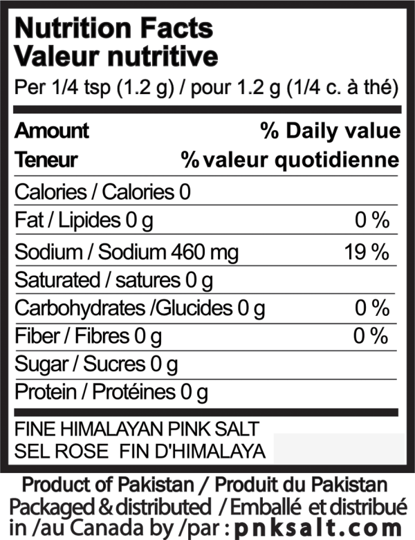 nutritional-facts-SALT-HIMALAYAN-natural-pink-fine-ground-gourmet-organic-chef